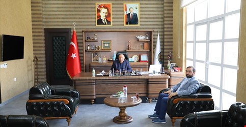 SEYDİKEMER İLÇE MÜFTÜMÜZ ORHAN TURAN BAŞKANIMIZI ZİYARETİ.