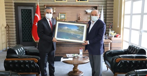 ANTALYA KEMER BELEDİYE BAŞKANI NECATİ TOPALOĞLU BAŞKAN'IMIZI ZİYARETİ.