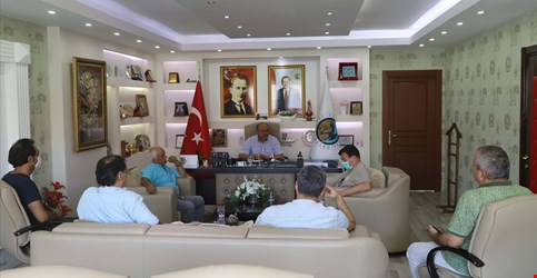 MİLLİPAKLAR BÖLGE  MÜDÜR YARDIMCISI İBRAHİM ÇOLAK BAŞKANIMIZI ZİYARET