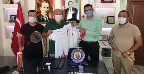TÜRKİYE BADMİNTON FEDERASYON BAŞKANI ZİYARETİ