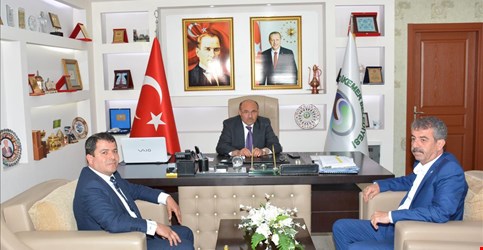 Mhp İlçe Teşkilatı Başkanı tebrik ziyareti