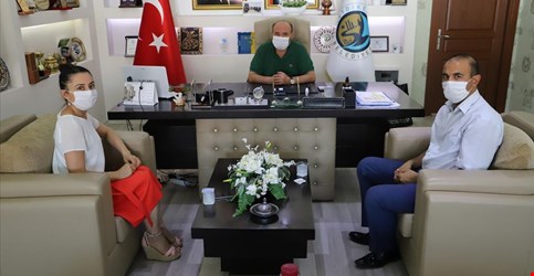 MAL MÜDÜRÜ REYHAN DEMİR BAŞKAN'IMIZI ZİYARETİ
