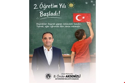 BAŞKAN AKDENİZLİ’DEN İKİNCİ DÖNEME “BAYRAK SEVGİSİ” VURGUSU