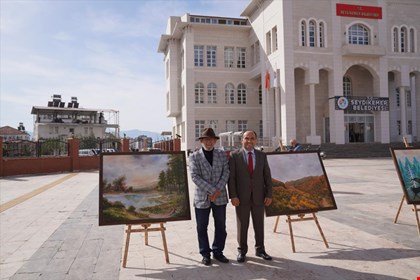 SEYDİKEMER’DE “ALİ RIZA BAŞARIR RESİM SERGİSİ” GÖZ KAMAŞTIRDI